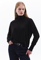 Women Black Turtle Neck Sweater