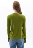 Women Green Crew Neck Tshirt