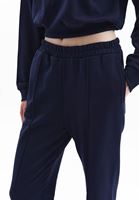 Women Navy High Rise Jogger Pants