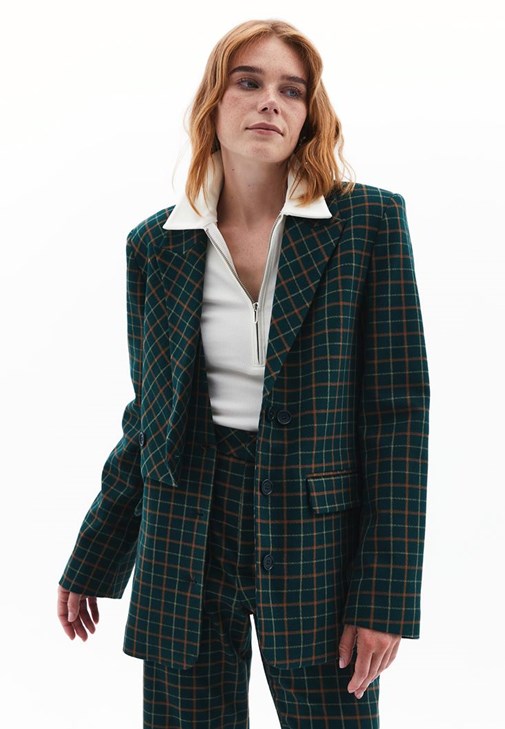 Boyfriend Blazer Ceket ve Flare Pantolon Kombini