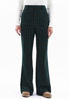 Women Green Ultra High Rise Flared Pants