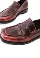 Women Brown Vegan Leather Loafer