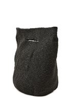 Women Black Straw Bag