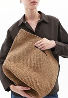 Women Brown Straw Bag