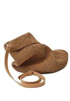 Women Brown Straw Bag