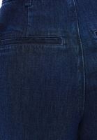 Bayan Mavi Orta Bel Wide-Leg Pantolon ( TENCEL™ )