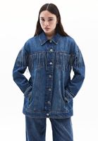 Women Blue Oversize Denim Jacket