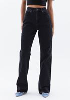 Women Black Ultra High Rise Bootcut Pants