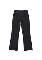 Women Black Ultra High Rise Bootcut Pants