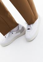 Women White Sneakers with High Sole