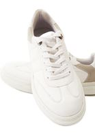 Women White Sneakers with High Sole