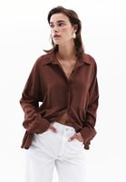 Women Brown Oversize Shirt