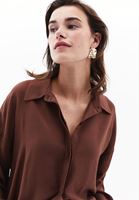 Women Brown Oversize Shirt