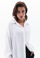 Women White Oversize Shirt