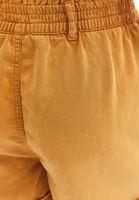 Women Yellow High Rise Mini Shorts