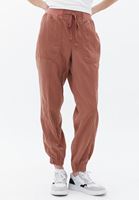 Bayan Kahverengi Orta Bel Jogger Pantolon ( TENCEL™ )