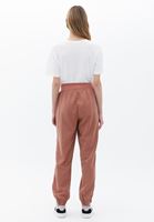 Women Brown Mid Rise Jogger Pants