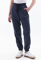 Bayan Mavi Orta Bel Jogger Pantolon ( TENCEL™ )