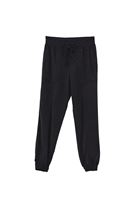 Bayan Siyah Orta Bel Jogger Pantolon ( TENCEL™ )