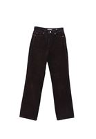 Women Bordeaux Ultra High Rise Straight Fit Pants