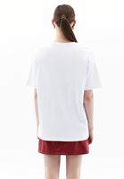 Women White Crew Neck Oversize Tshirt