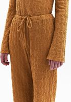 Women Brown High Rise Straight Fit Pants