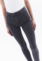 Women Grey High Rise Skinny Fit Pants