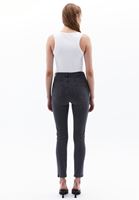 Women Grey High Rise Skinny Fit Pants