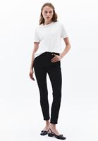 Women Black High Rise Skinny Fit Pants