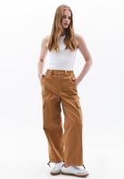 Women Brown High Rise Jogger Cargo Pants