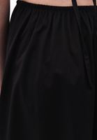 Bayan Siyah Cut-Out Detaylı Uzun Elbise