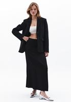 Bayan Siyah Oversize Blazer Ceket