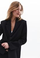 Women Black Oversize Blazer