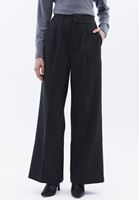 Women Mixed Ultra High Rise Wide Leg Pants