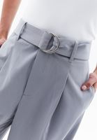 Women Grey High Rise Straight Fit Pants