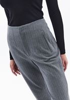 Women Grey Ultra High Rise Carrot Fit Pants