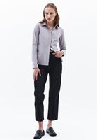 Women Grey Slim fit Shirt