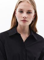 Women Black Slim fit Shirt