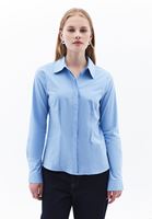 Women Blue Slim fit Shirt