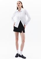 Women White Slim fit Shirt