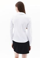 Women White Slim fit Shirt