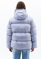 Women Grey Quilted Puff Coat