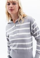 Women Mixed Polo Neck Sweater