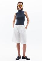 Women Blue High Rise Knitwear Singlet