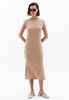 Women Beige Soft Touch Maxi Dress