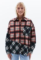 Women Mixed Wool Blended Oversize Shirt