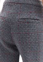 Women Grey Ultra High Rise Tweed Pants