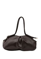 Women Brown Hobo Bag with Buckle Detail