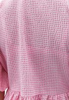 Women Pink Blouse with Tie-up Detail