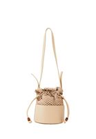 Women Beige Straw Bag